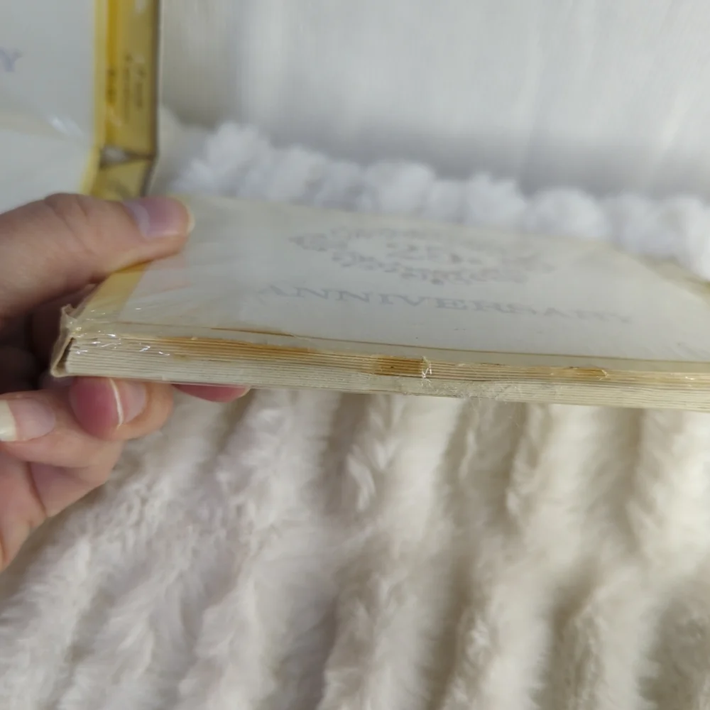 Vintage 25th Anniversary Invitations‎ 4 Pks Of 8 Unopened Ivory And Silver